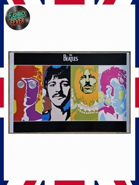 The Beatles Psychedelic Pop Art Print
